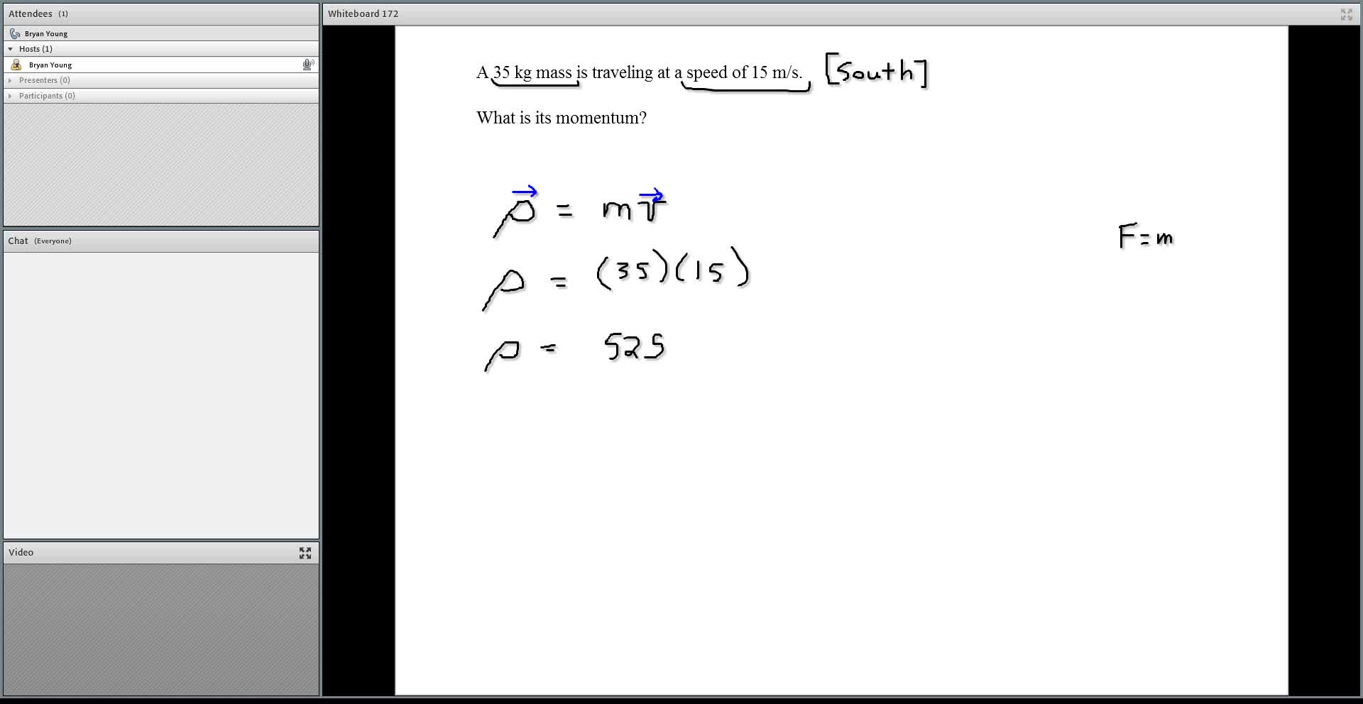 Physics30_U3_L20-1_V02-Momentum Formula video