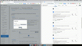 Link from Google Classroom to Moodle