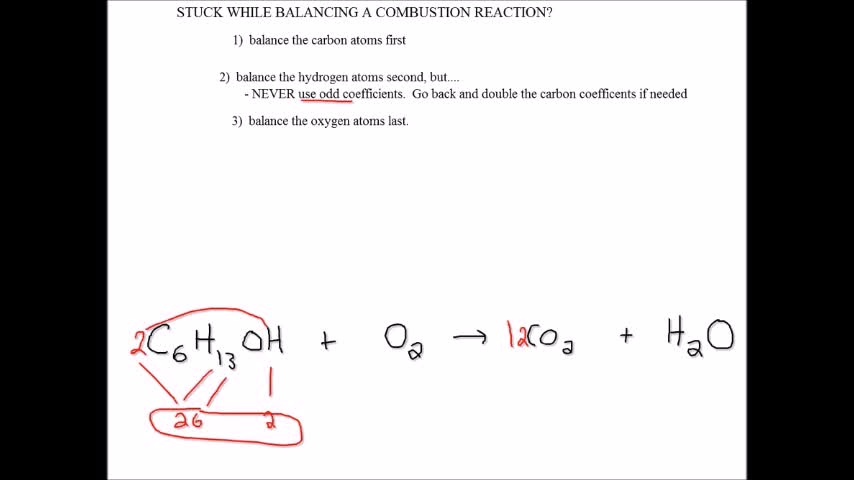 Sci10_T03_L14-4_V01f-Balancing Combustion Reactions Hexanol