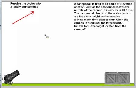 Physics30_U2_L12-3_V02a-Cannonball on Crates Step 1a Resolve (edit)